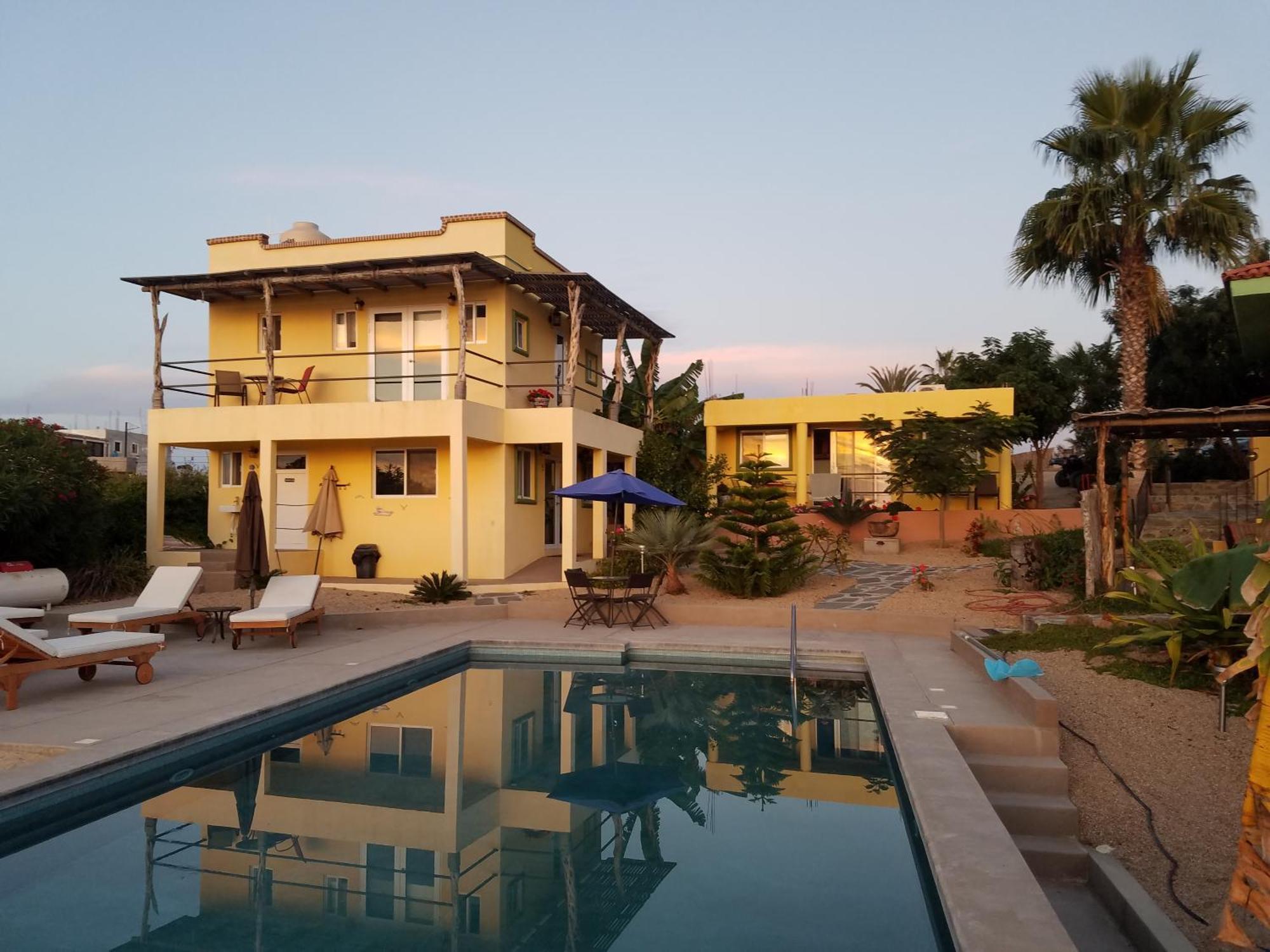 Casa Flores Casitas Todos Santos Bagian luar foto