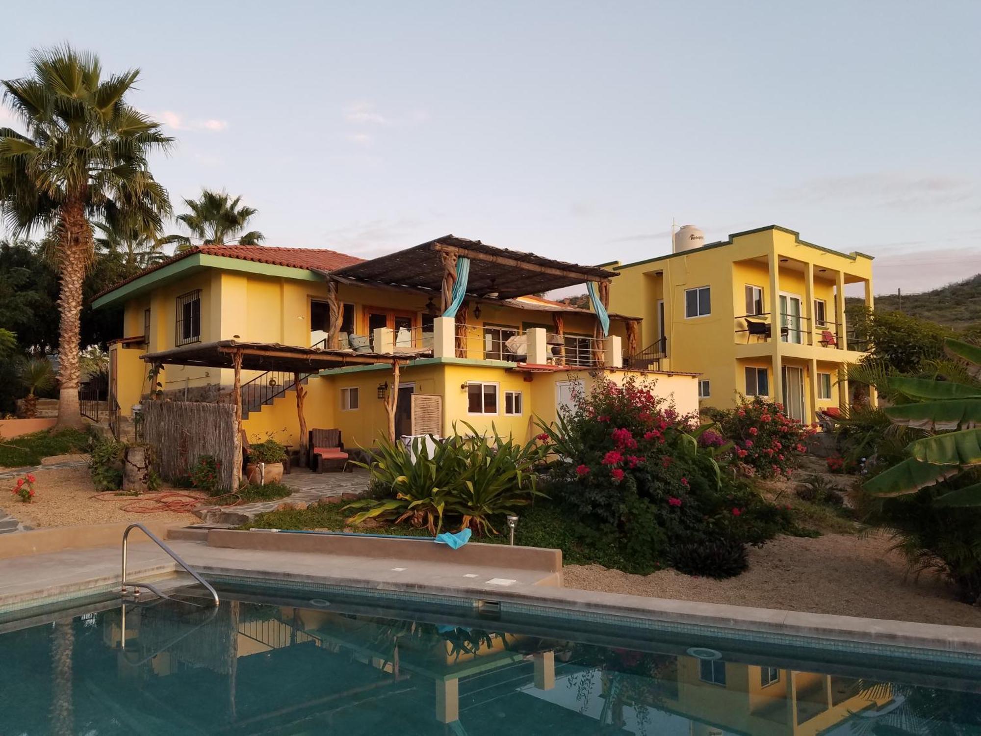 Casa Flores Casitas Todos Santos Bagian luar foto